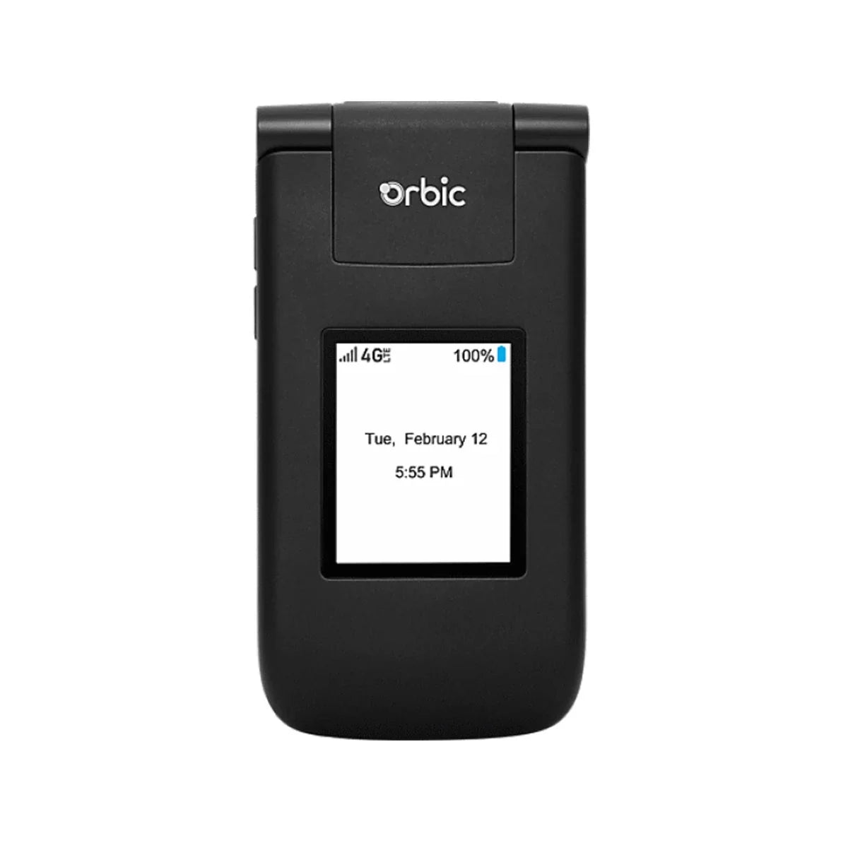 Restored Orbic Journey V Verizon Unlocked Postpaid/Prepaid 4G LTE Flip Phone 2MP Camera 2210L - Black (Refurbished)