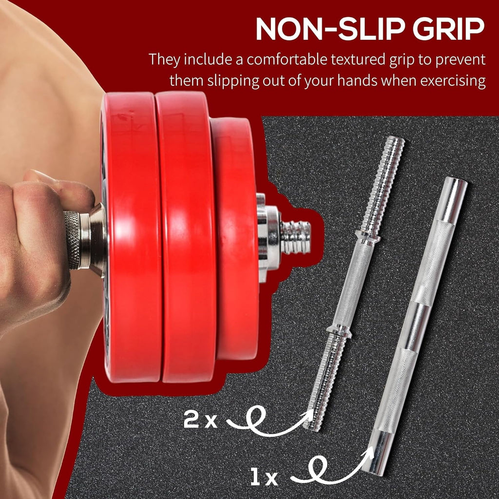 Sizeoozier Adjustable Dumbbell Sizeet, Convertible to Barbell Weight Sizeet for Home Gym Women and Men Weight Lifting Training