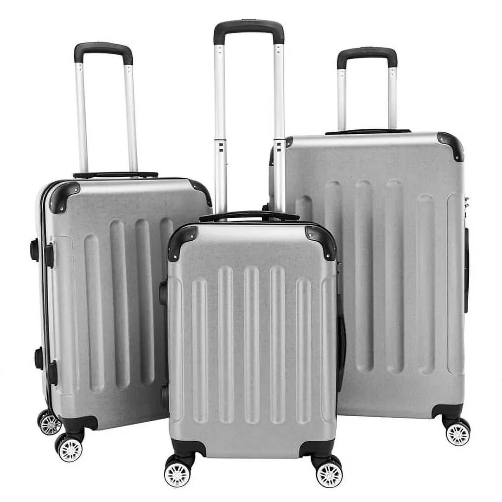 Fithood 3-in-1 Portable ABSize Trolley Case 20" / 24" / 28" Gray