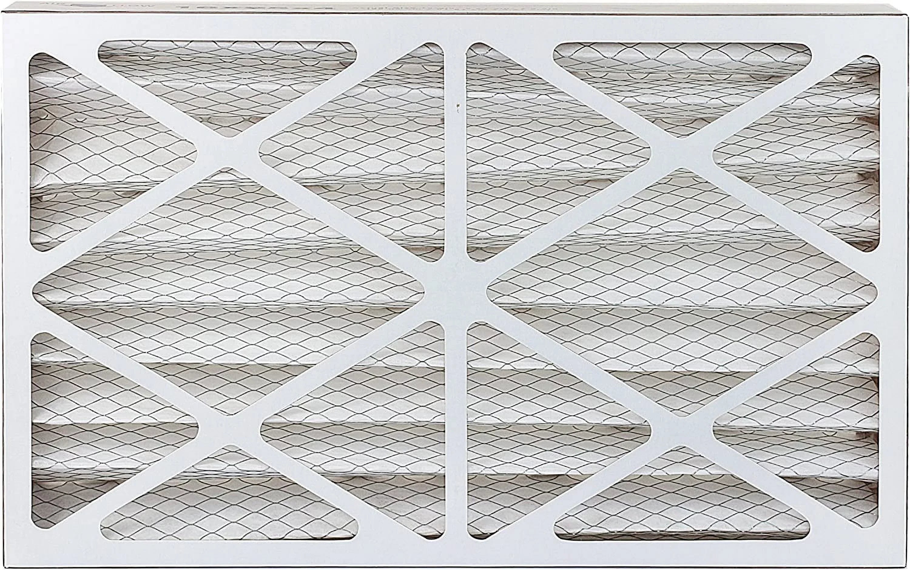 Filterbuy 10x25x4 MERV 13 Pleated HVAC AC Furnace Air Filters (6-Pack)