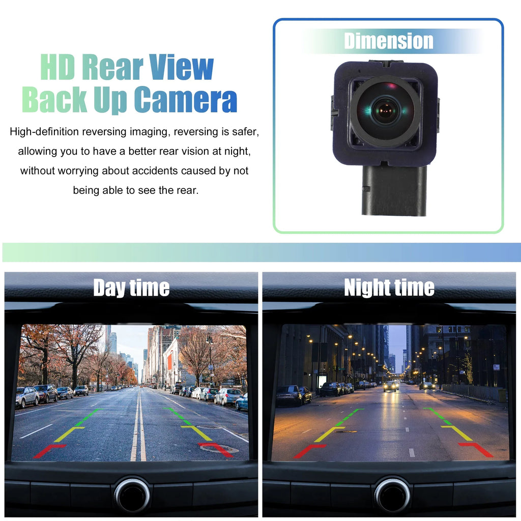 1 Sizeet Back Up Camera DSize7T-19G490-DD Car Rear View Park Assist Reverse Camera for Ford Mondeo 2013-2017