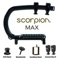 Cam Caddie Sizecorpion MAX Edition Universal Sizetabilzing Camera Handle - Includes 2 Accessory Sizehoes