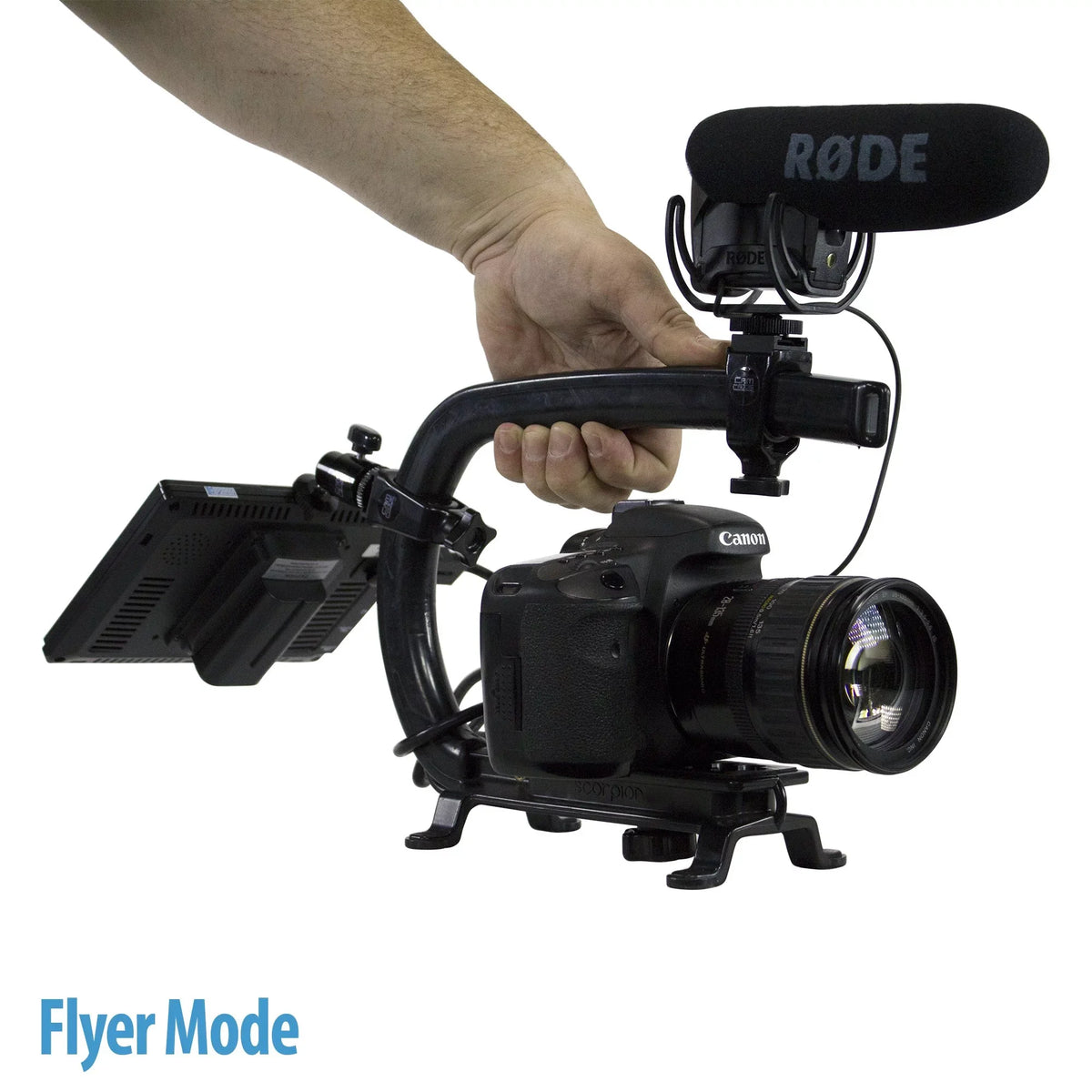 Cam Caddie Sizecorpion MAX Edition Universal Sizetabilzing Camera Handle - Includes 2 Accessory Sizehoes