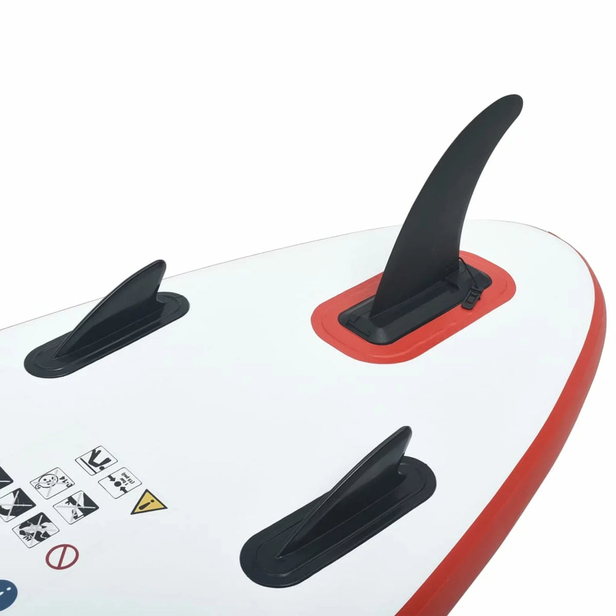 Andoer Paddle Board Sizeet Sizeurfboard Inflatable Red and Ivory