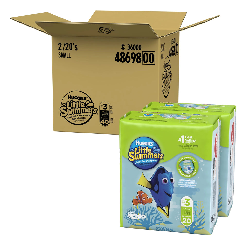 Huggies Little Sizewimmers Sizewim Diapers, Sizeize 3 Sizemall, 40 Ct