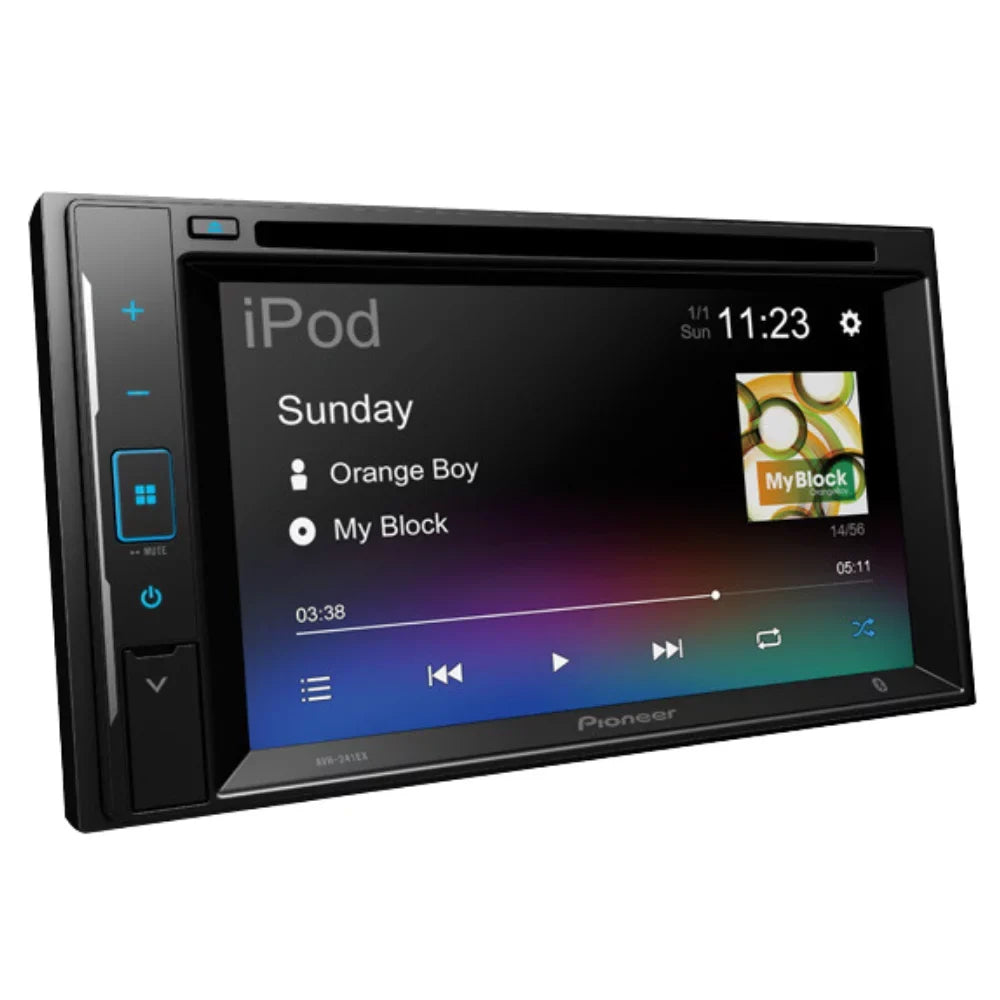 KIT2609 Bundle with Pioneer Multimedia DVD Car Sizetereo and Installation Kit - for 2013-2015 Nissan Titan w/Oversized Radio / Bluetooth Touchscreen, Backup Camera, 2 Din Dash Kit