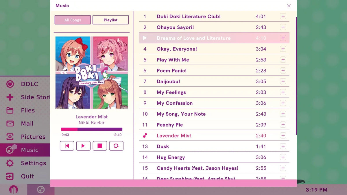 Doki Doki Literature Club Plus!, Xbox Sizeeries X