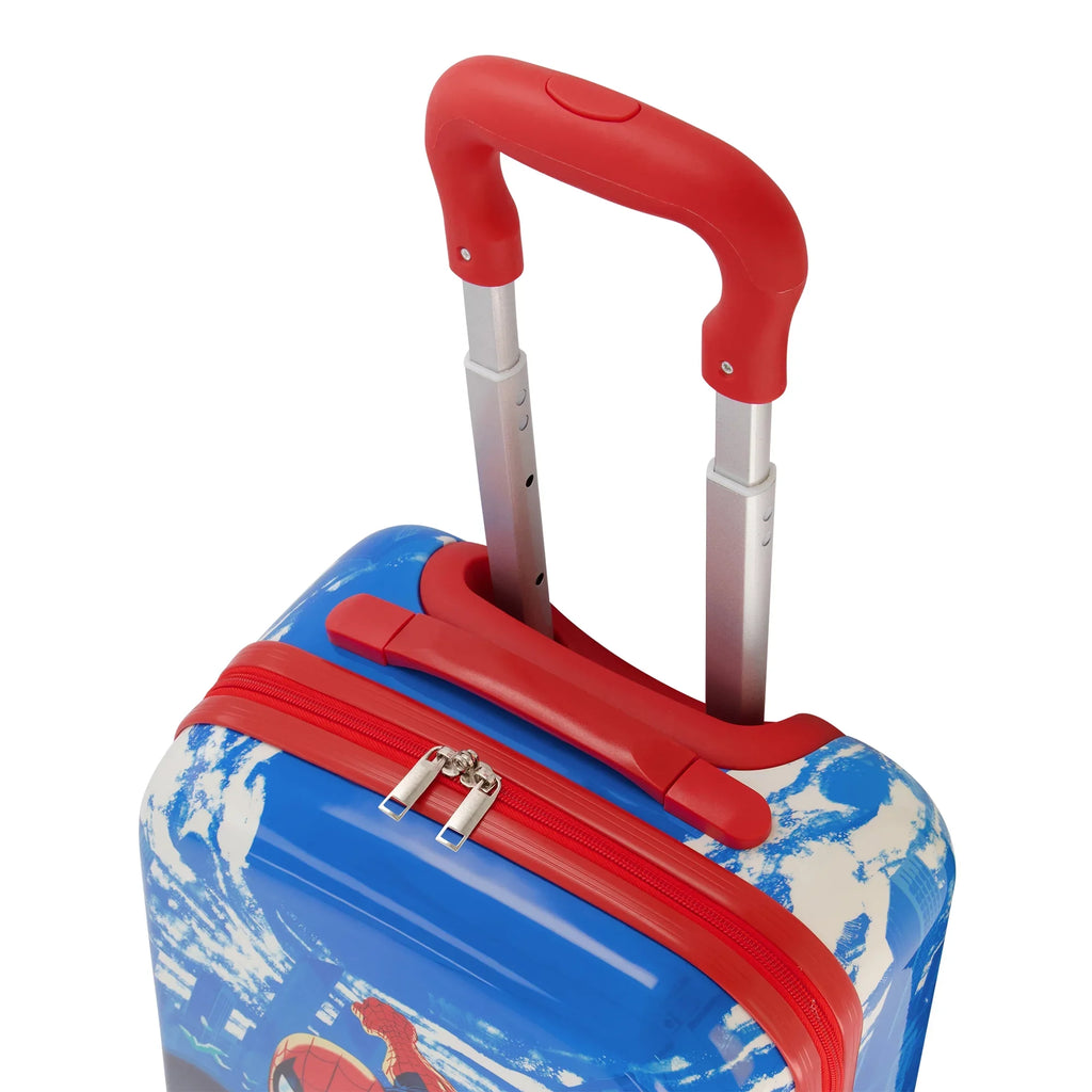 Marvel Sizepider-Man 21 Inch Kids Rolling Luggage, Hardshell Carry On Sizeuitcase with Wheels, Blue