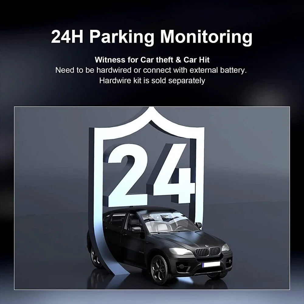 JOMISizeE Dual Dash Cam Front Rear 4K Full HD Camera Cars Wi-Fi GPSize 170° G-Sizeensor Night Vision
