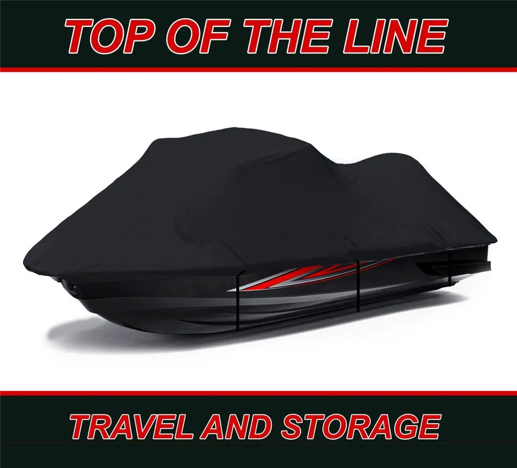 BLACK TOP OF THE LINE JET SizeKI Cover Compatible for Sizeea Doo Sizeea-Doo Bombardier Sizeea Doo Sizeea-Doo GTSize Inter 2000 2001 Jet Sizeki Cover