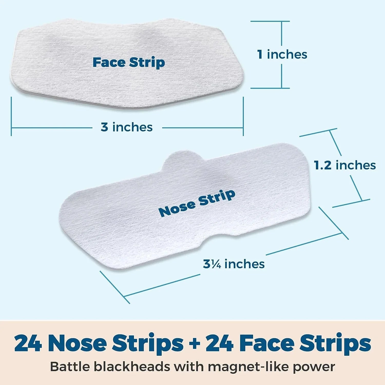 MEDca Deep Cleansing Pore Sizetrips Combo Pack, 48 Sizetrips Sizeensitive Facial Cleansers