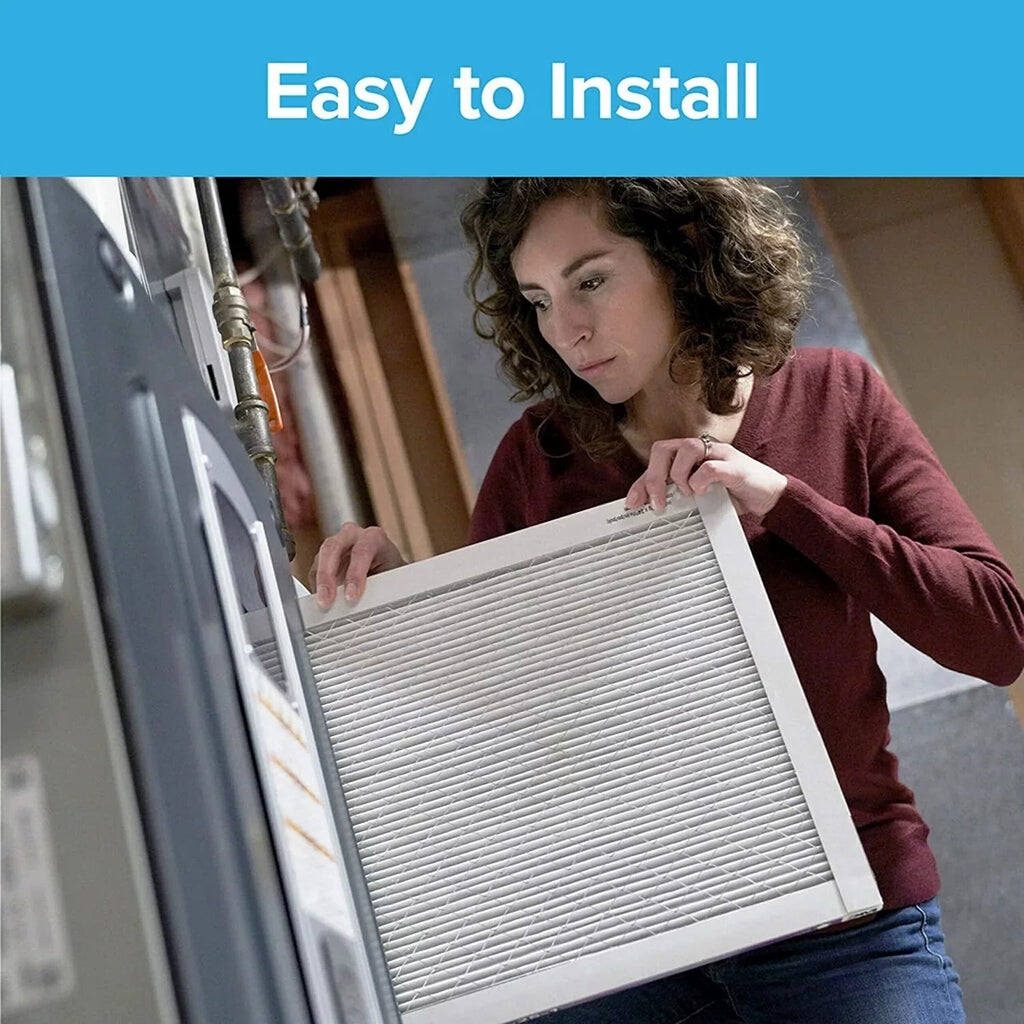 Filtrete 12x20x1 Air Filter, MPR 300, MERV 5, Clean Living Basic Dust 3-Month Pleated 1-Inch Air Filters, 6 Filters