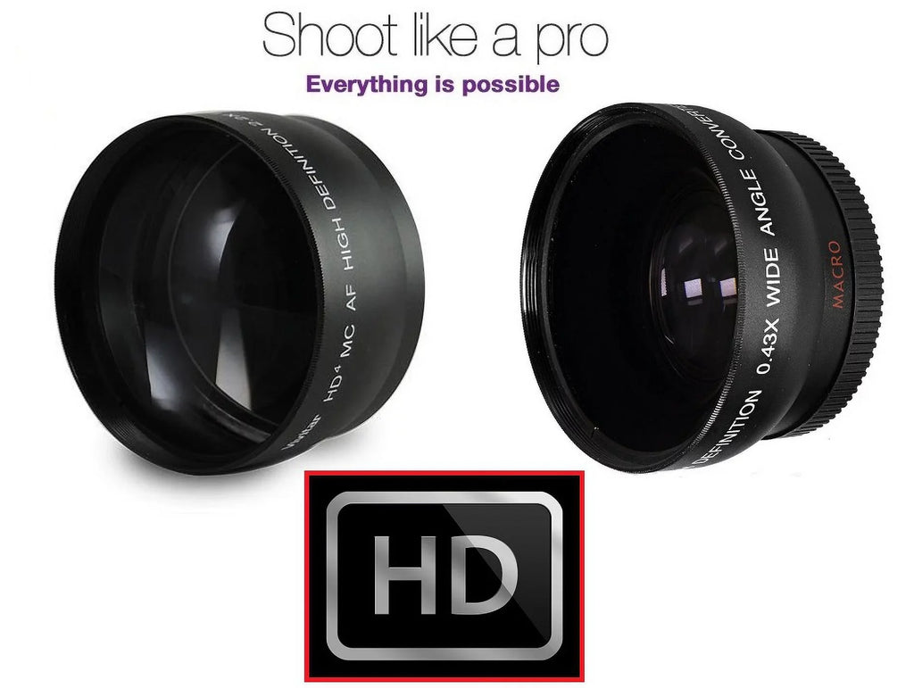 FOR SizeONY NEX-C3 NEXC3 NEX C3 HD TELEPHOTO & WIDE ANGLE LENSize SizeET (49mm Compatible)