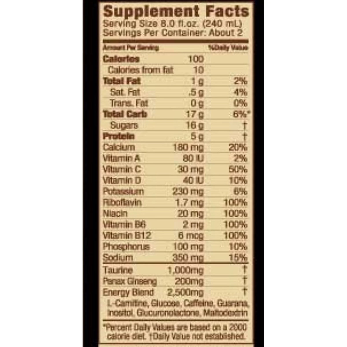 Monster Java Coffee + Energy - Irish Blend - 15Fl Oz (Pack Of 8)