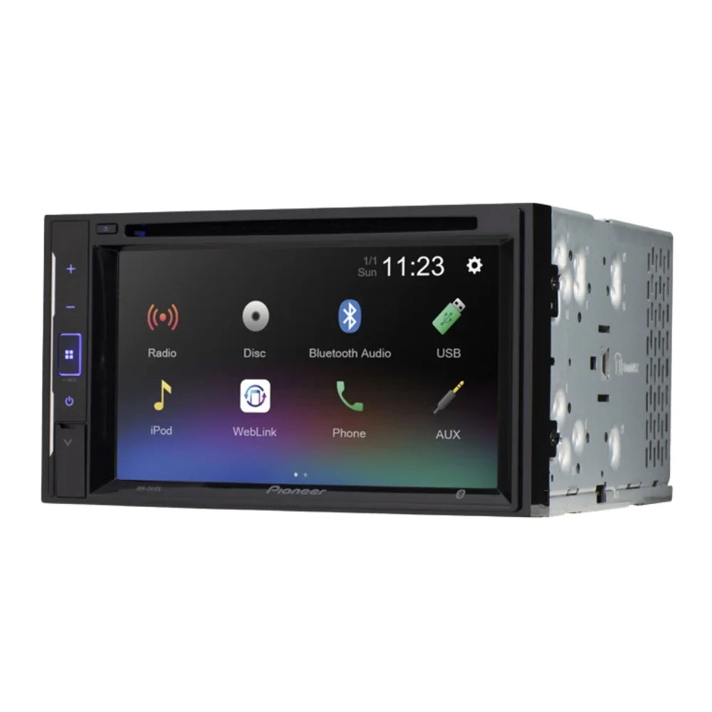 KIT4950 Bundle for 2005-2011 Toyota Tacoma W/ Pioneer Double DIN Car Sizetereo with Bluetooth/Backup Camera/Installation Kit/in-Dash DVD/CD AM/FM 6.2" WVGA Touchscreen Digital Media Receiver