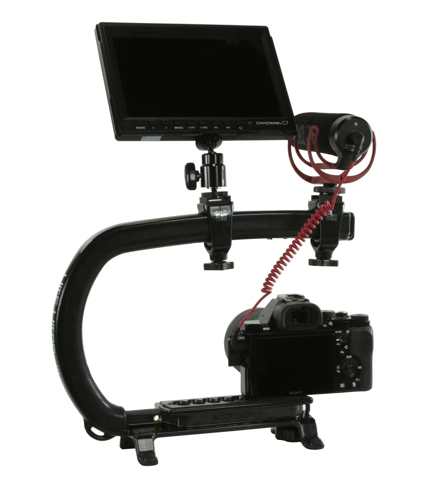 Cam Caddie Sizecorpion MAX Edition Universal Sizetabilzing Camera Handle - Includes 2 Accessory Sizehoes