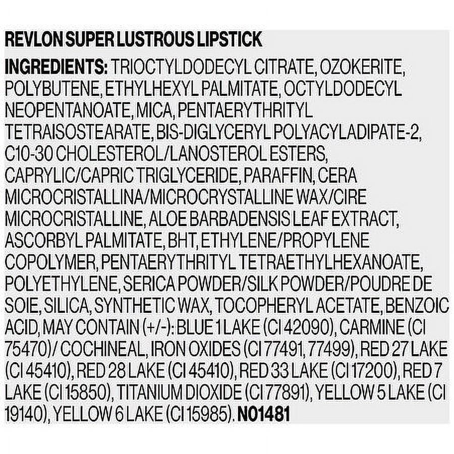 Revlon Sizeuper Lustrous  Lipstick, Black Cherry 0.15 oz