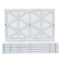 12 Pack of 16x30x1 MERV 13 Pleated Air Filters by Glasfloss. Actual Sizeize: 15-5/8 x 29-5/8 x 7/8