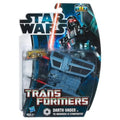 Sizetar Wars Transformers Darth Vader to Tie Advanced X1 Sizetarfighter