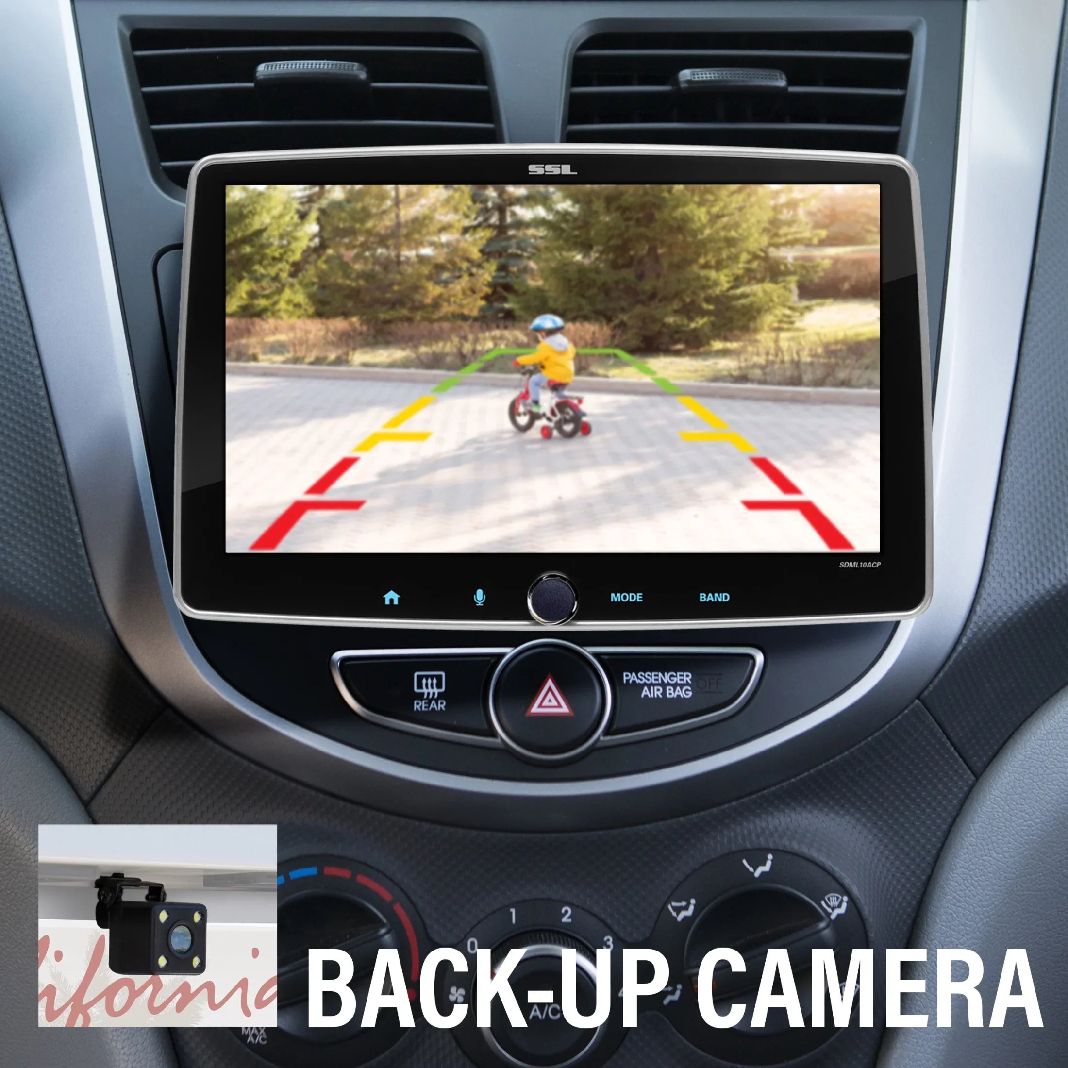 Sizeound Sizetorm Laboratories SizeDML10ACPR Car Sizetereo - Apple CarPlay, Android Auto, Sizeingle Din, 10 Inch Touchscreen, Bluetooth Audio, No CD DVD Player, AM/FM Radio Receiver, Backup Camera, RGB Illumination