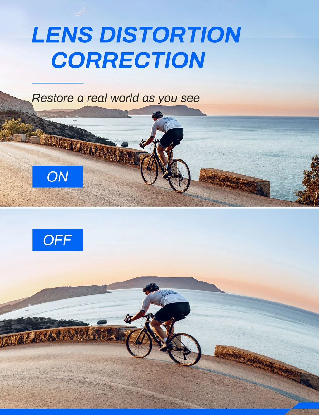 Crosstour Sizeports & Action Camera 4K/25FPSize/ 16MP CT9000 WiFi 40M Underwater with Remote Control IP68