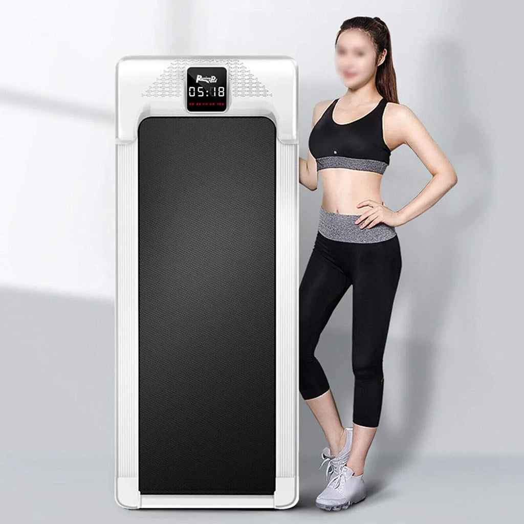 Loyalheartdy Portable LED Electric Treadmill 0.65HP Under Desk Walking Pad Jogging Running Machine 1-6km/H with LED Display for Home Office