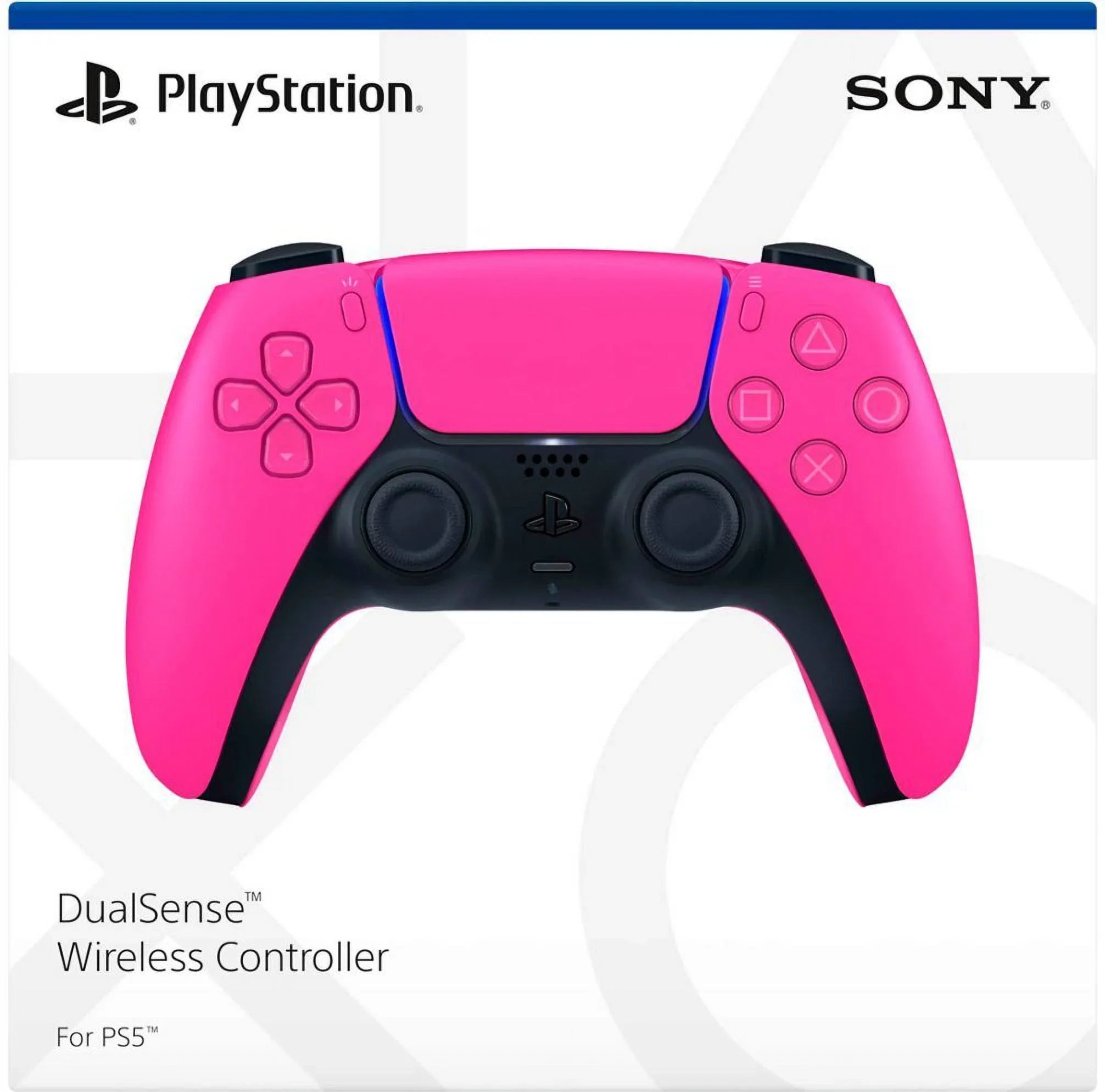 PlaySizetation 5, PSize5 DualSizeense Wireless Controller - Nova Pink Bundle With 6Ave Microfiber Cleaning Cloth