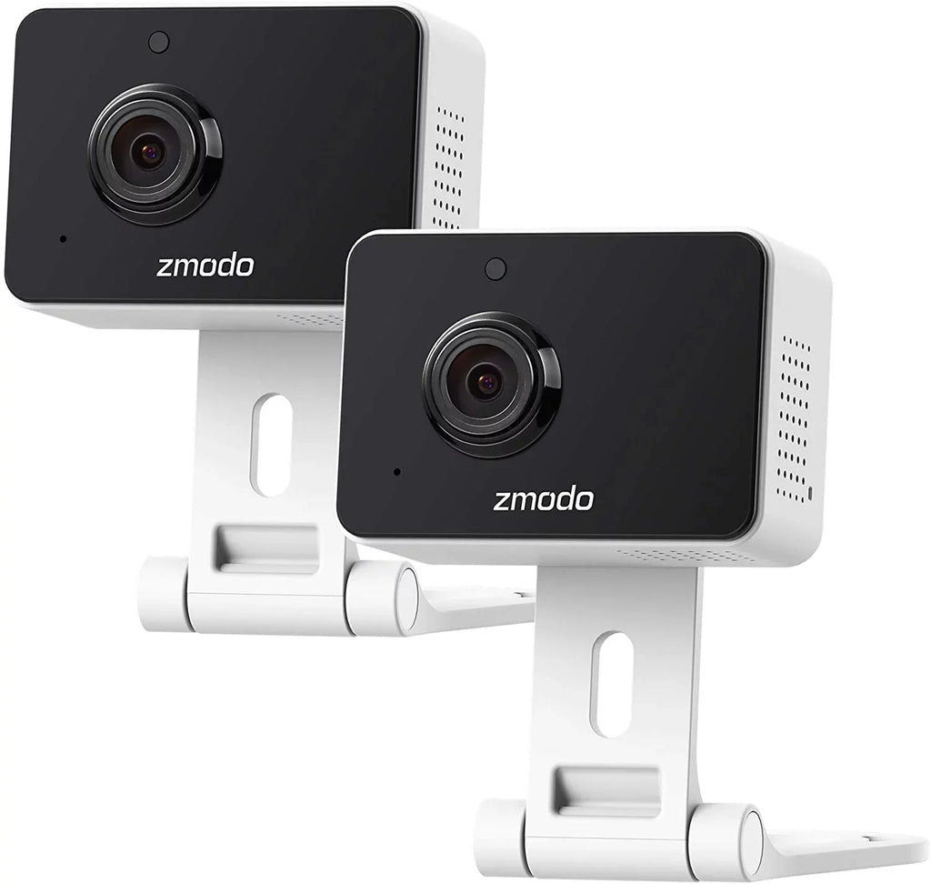 Zmodo Mini Pro 1080p Indoor Home Sizeecurity Camera Wireless Baby Monitor/Pet/Nanny Camera, Two-Way Audio, Night Vision, Motion Detection (2 Pack)