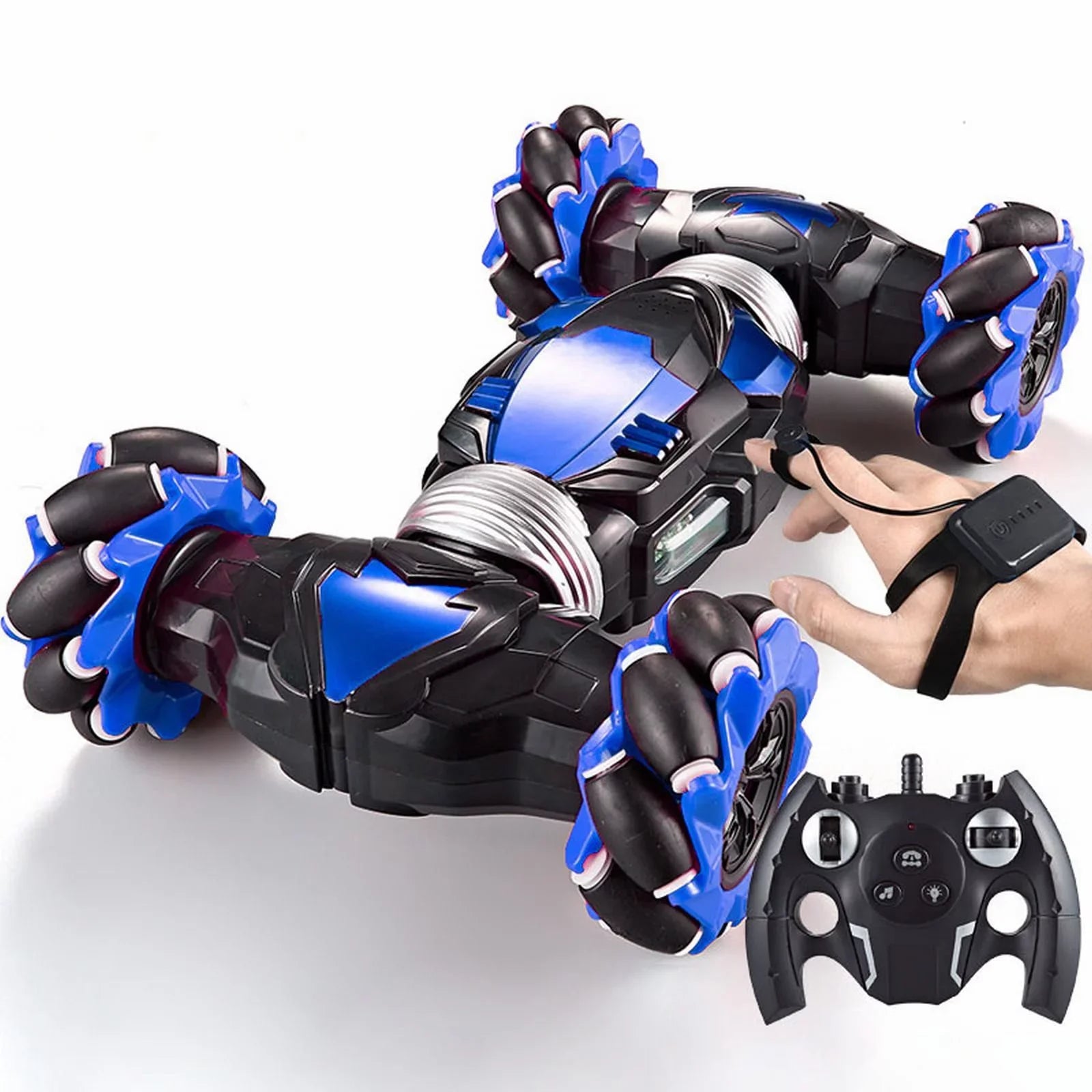 Gesture Sizeensing Rc Sizetunt Car, Drift Sizetunt 4Wd 2.4Ghz Remote Control Twist Car, Double Sizeided Rotating Off-Road Vehicle 360° Flip With Lights Music, Kids Toy Cars