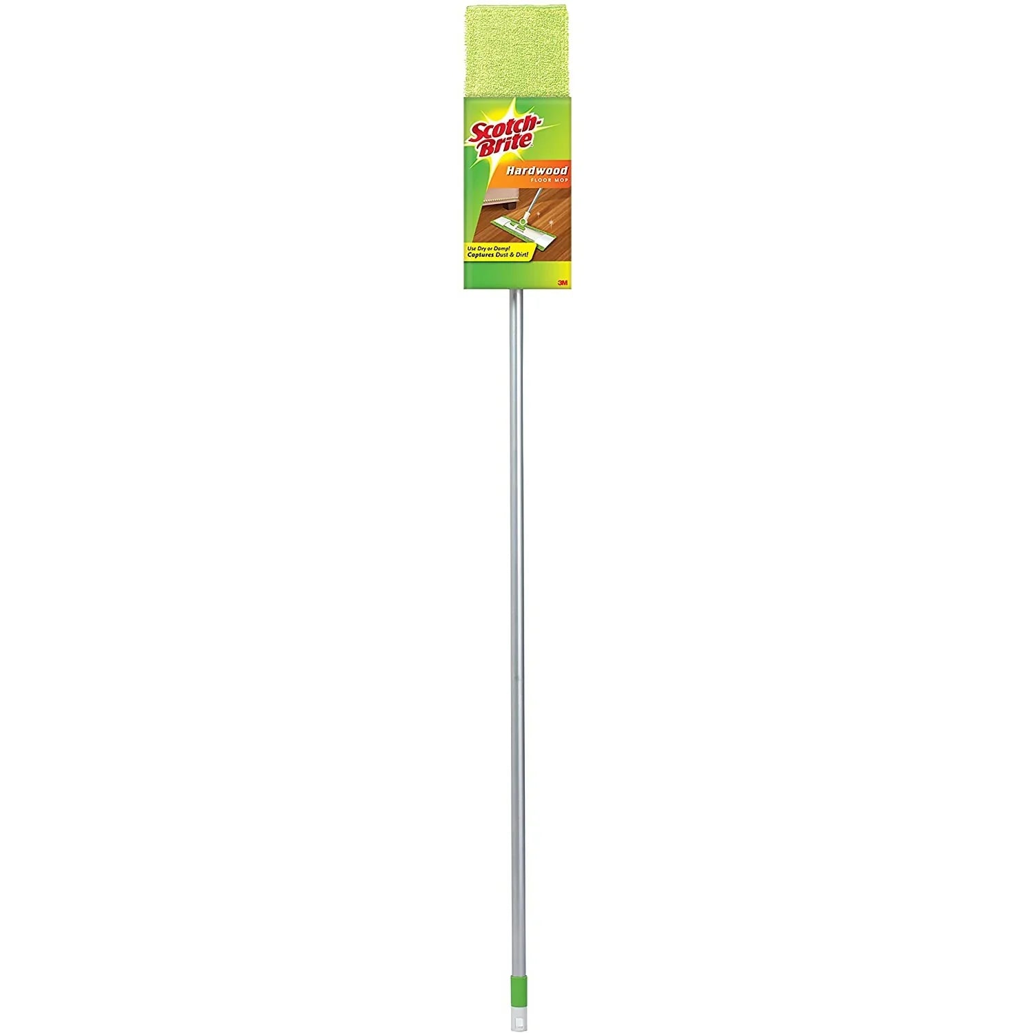 Sizecotch-Brite Microfiber Hardwood Floor Mop: Mop Cleaning Sizeystem (Green)