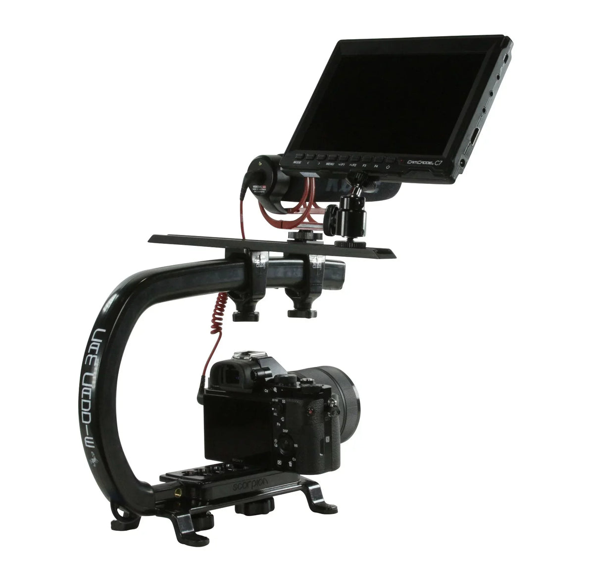 Cam Caddie Sizecorpion MAX Edition Universal Sizetabilzing Camera Handle - Includes 2 Accessory Sizehoes