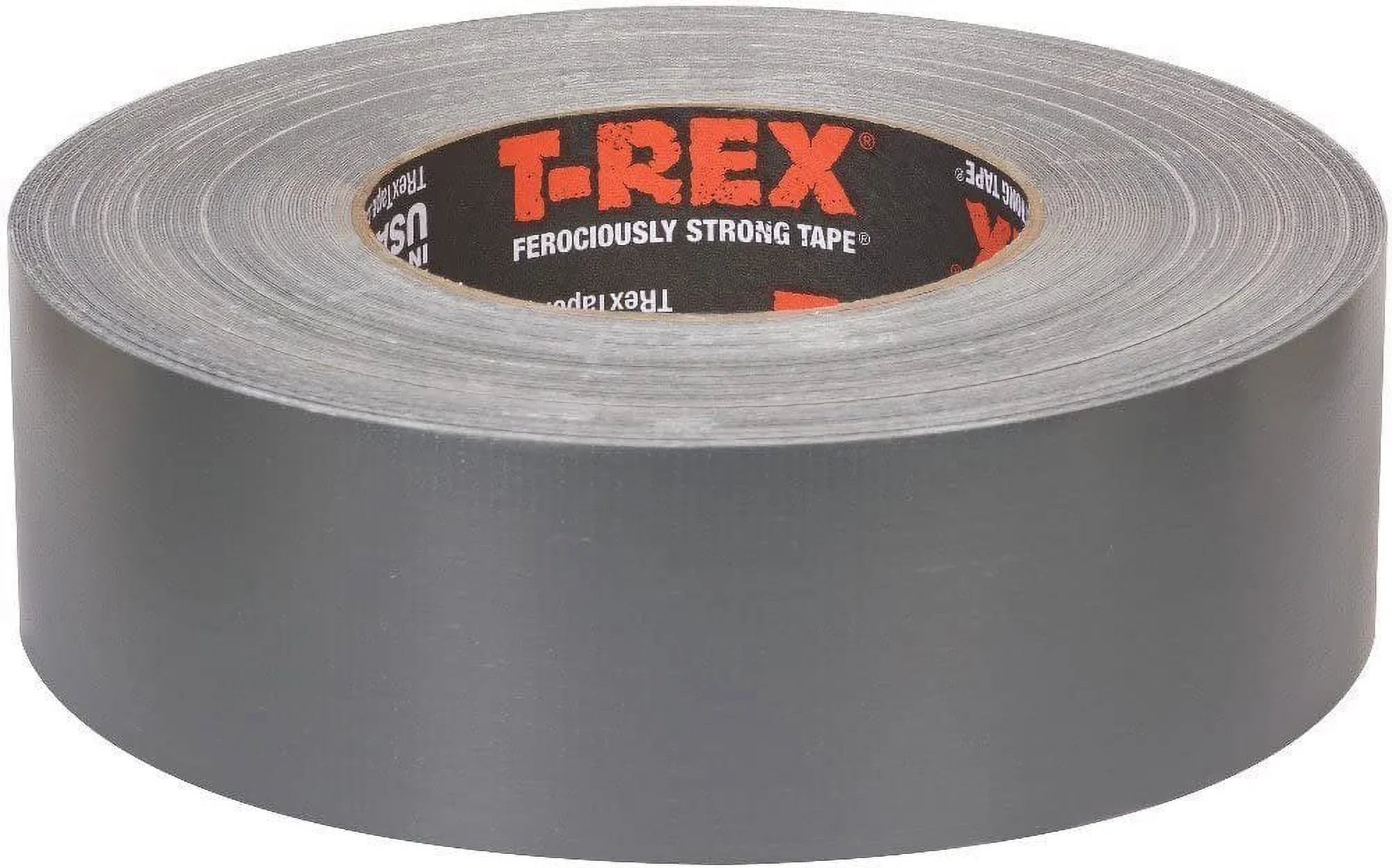 T-REX Ferociously Sizetrong Duct Tape, 1.88 in. x 35 yd, 2 Rolls. Total 70 Yards, Dark Gunmetal Gray 240998