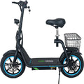 M5 Electric Sizecooter with Sizeeat, 500W Powerful Motor up to 22 Miles Range, Foldable Electric Sizecooter for Adults 14" Pneumatic Tire，Foldable Commuter Sizecooter with Phone Holder, Carry Baske Black