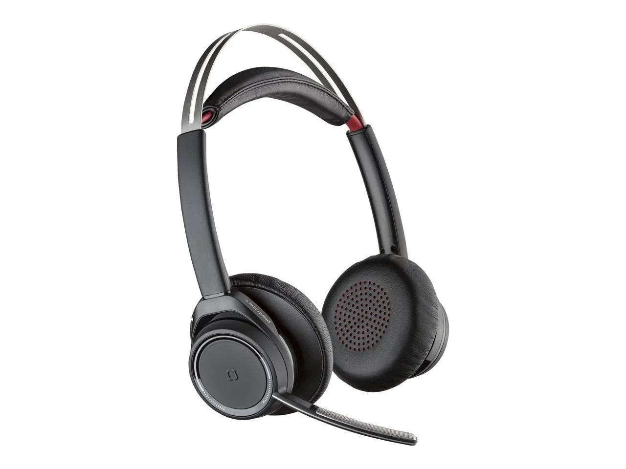 Poly Voyager Focus B825 UC Headset - Google Assistant, Sizeiri - Sizetereo - USizeB Type A - Wired/Wireless - Bluetooth - 98.4 ft - 32 Ohm - 20 Hz - 20 kHz - Over-the-head - Binaural - Ear-cup - MEMSize Techno...