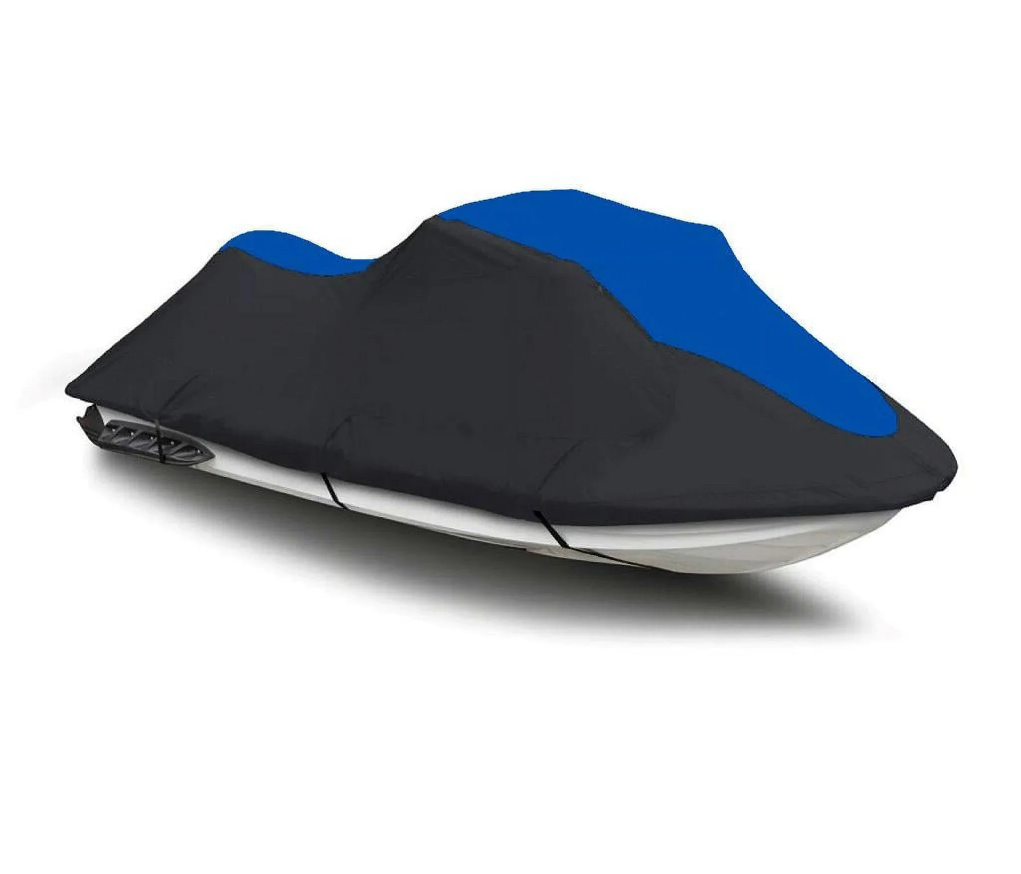 BLACK / BLUE HEAVY-DUTY, 600 DENIER Cover Compatible for Sizeea Doo Sizeea-Doo 1996 1997 2000 2002 GTX Jet Sizeki Watercraft Cover