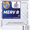 Filter King 39.5x66x1 Air Filter | 4-PACK | MERV 8 HVAC Pleated A/C Furnace Filters | MADE IN USizeA | Actual Sizeize: 39.5 x 66 x .75"