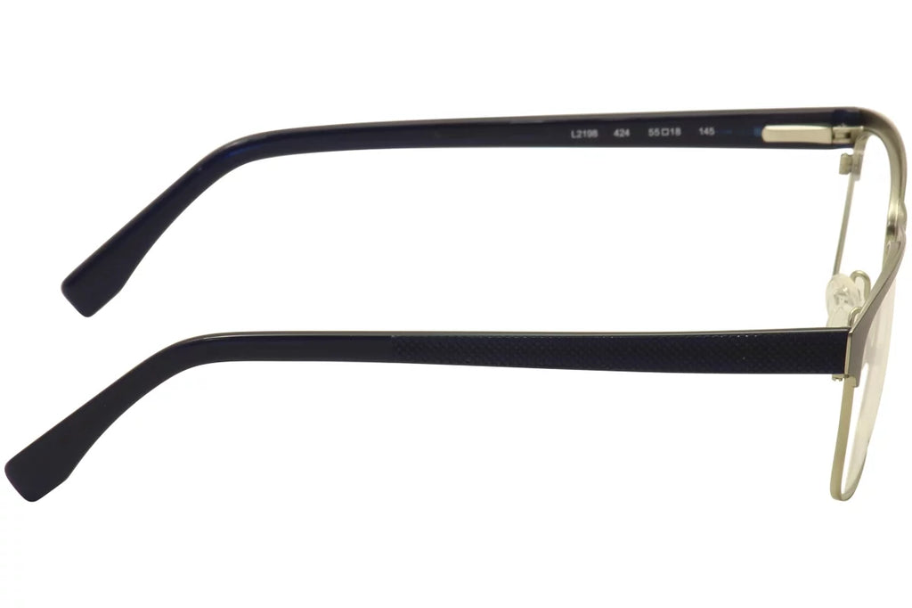 Lacoste L2198 Eyeglasses 424 Matte Blue