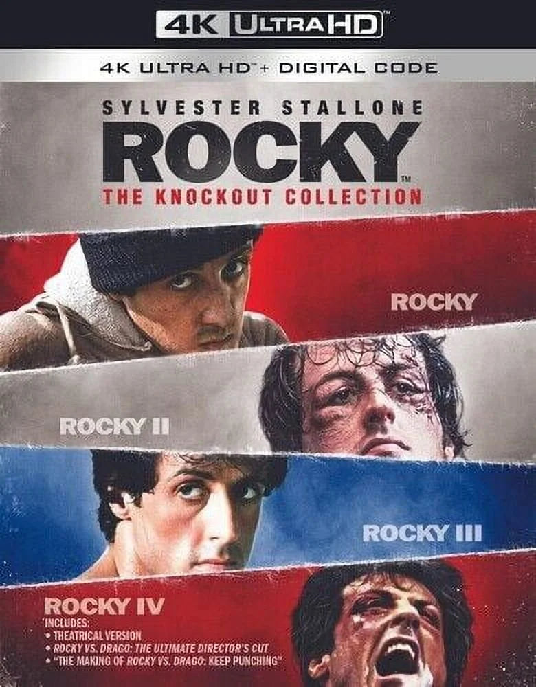 Rocky: The Knockout Collection [New 4K UHD Blu-ray] Boxed Sizeet, Digital Copy