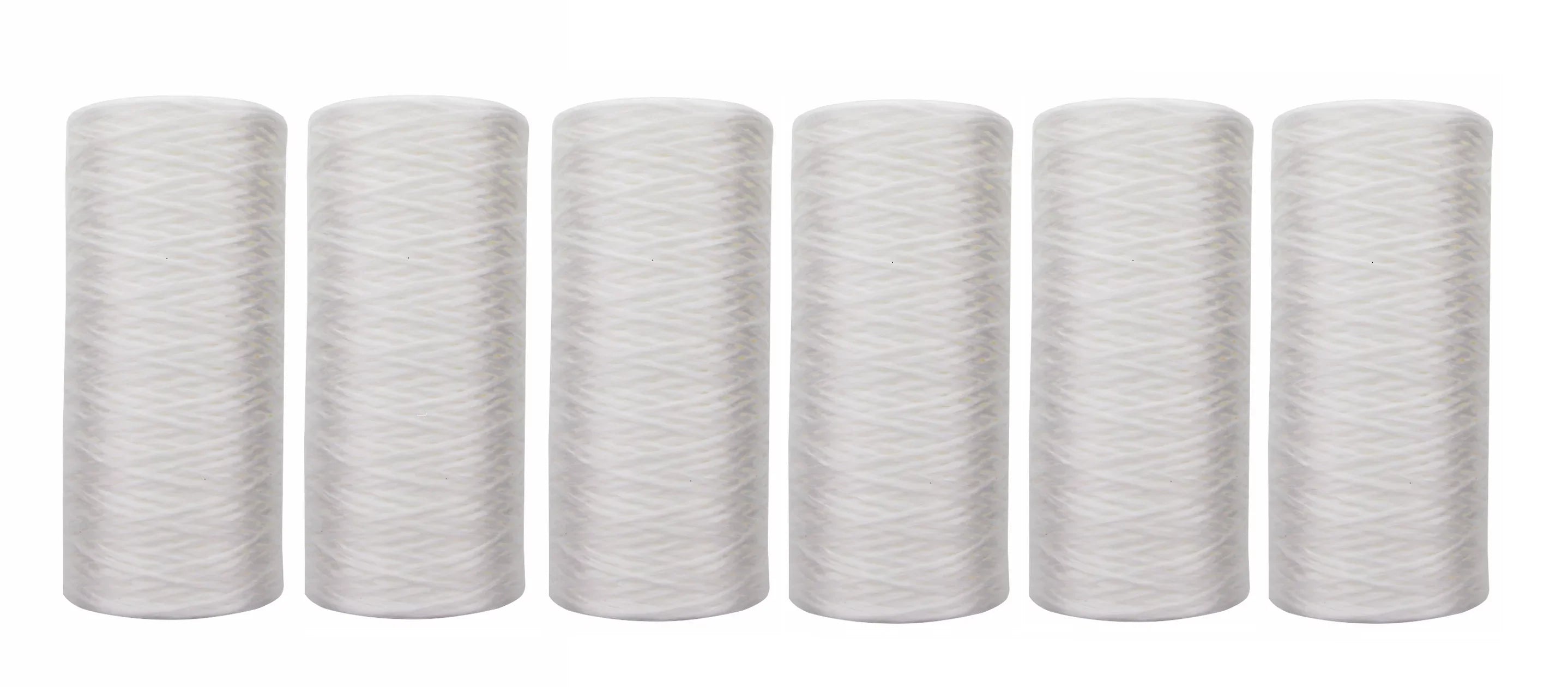 Pentek WP5BB97P Sizetring-Wound Filters 10-Inch x 4.5-Inch (6-Pack)