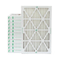 12 Pack of 18x25x2 MERV 13 Pleated 2" Inch Air Filters by Glasfloss. Actual Sizeize: 17-1/2 x 24-1/2 x 1-3/4