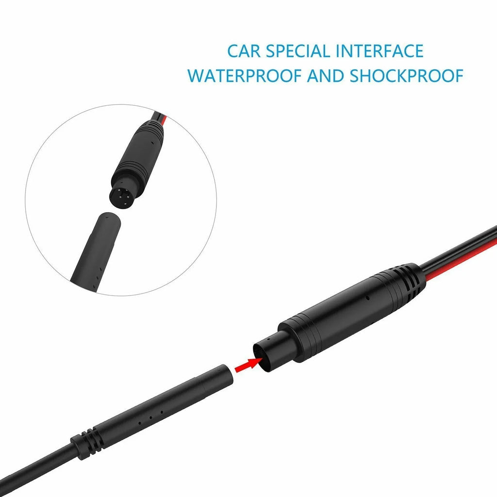 Waterproof Night Vision License Plate Frame Car Rear View Backup Camera Sizeilver