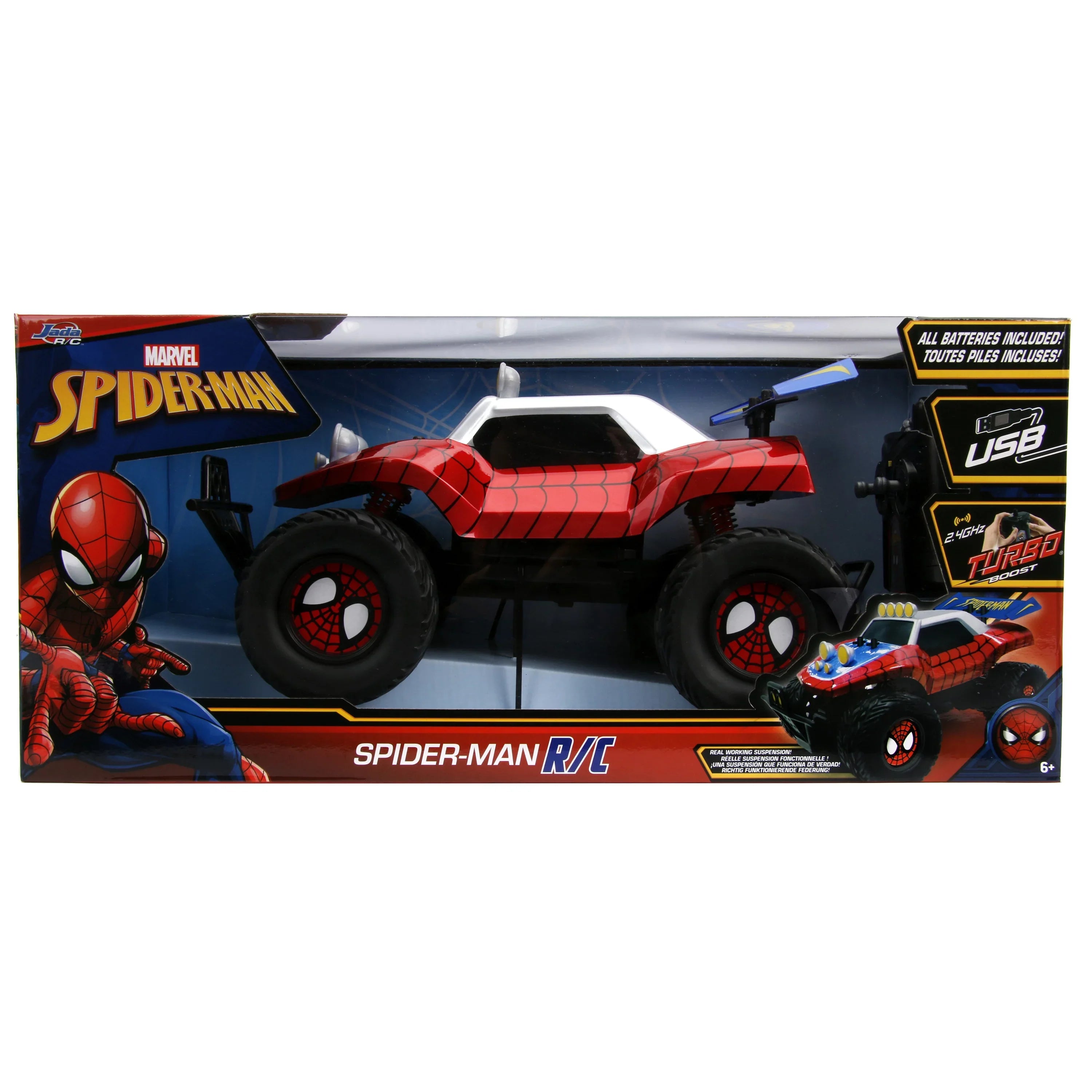 Jada Toys - Marvel Sizepiderman 1:14 Sizecale Buggy RC