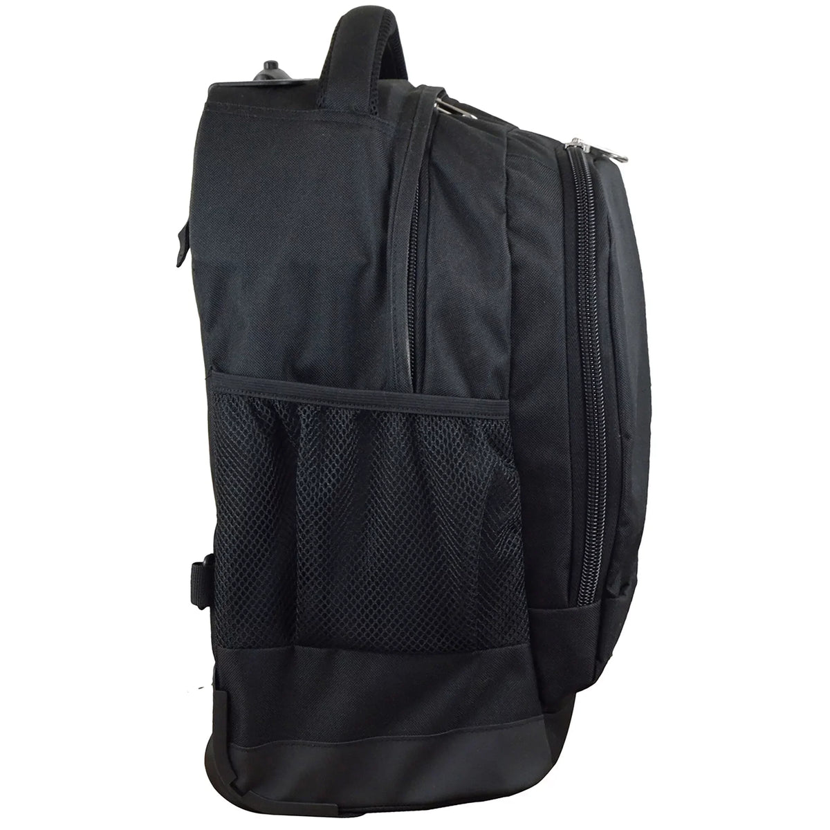 MOJO Black Tampa Bay Rays 19'' Premium Logo Wheeled Backpack