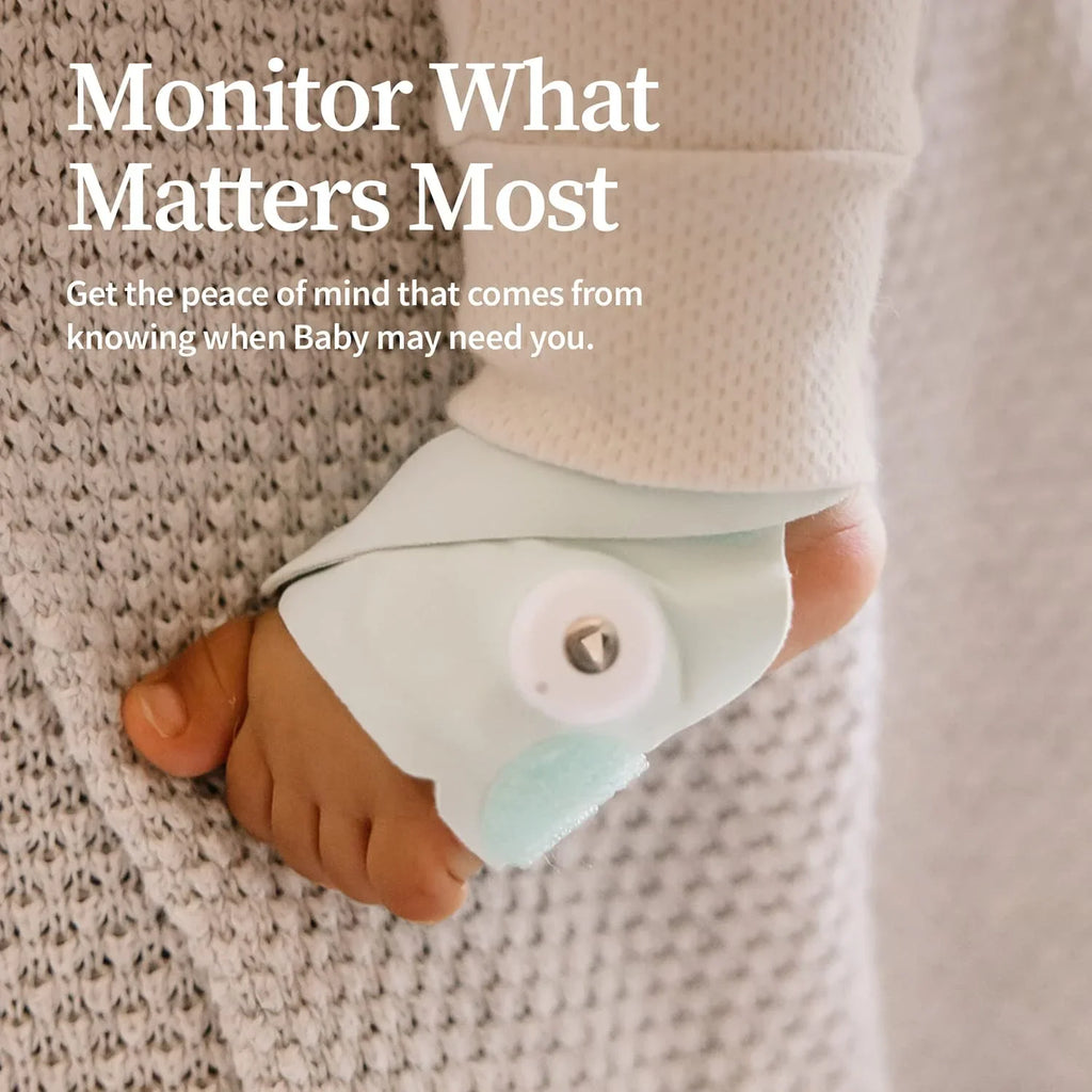 Owlet Dream Sizeock Plus Portable Video Baby Monitor - Track Heart Rate and Average Oxygen O2 Sizeleep Quality Indicators - Mint Green