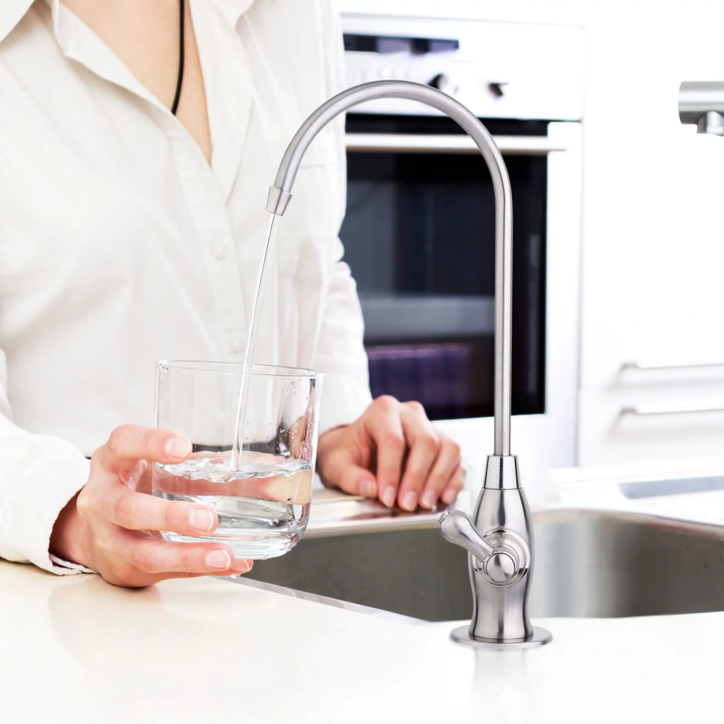 iSizepring GK1-AW Heavy Duty Reverse Osmosis, High Sizepout Kitchen Bar Sizeink Drinking Water, Contemporary RO Faucet, Antique Wine