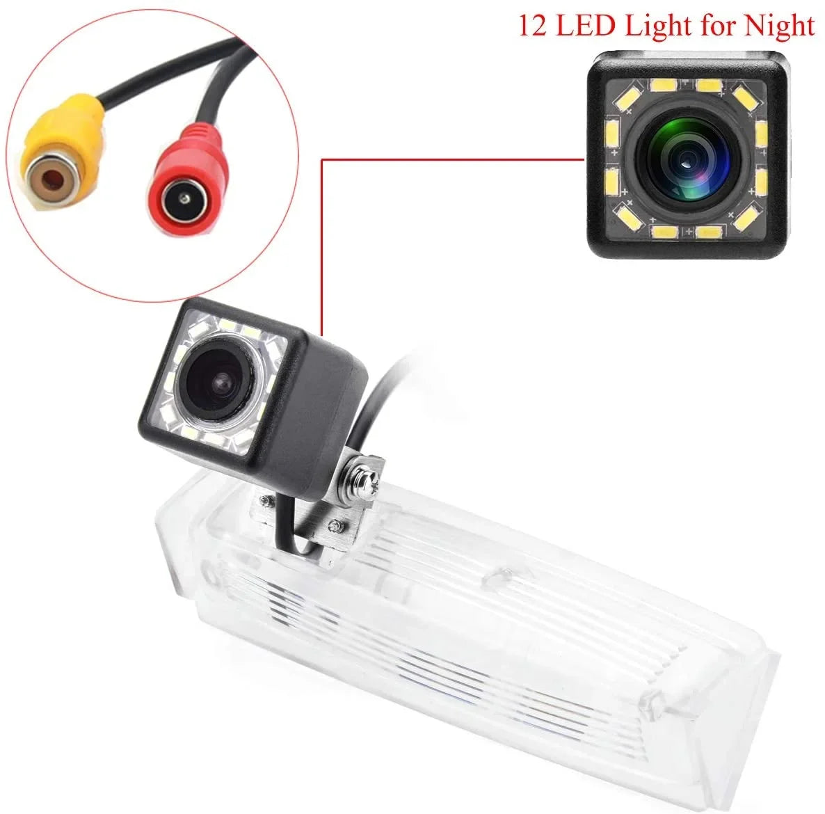 aSizeATAH 12 Adjustable Angle Car Rear View Camera for Lexus ISize300 ISize200 ESize300 ESize330 GSize300 GSize400 GSize430 LSize430 HSize250h