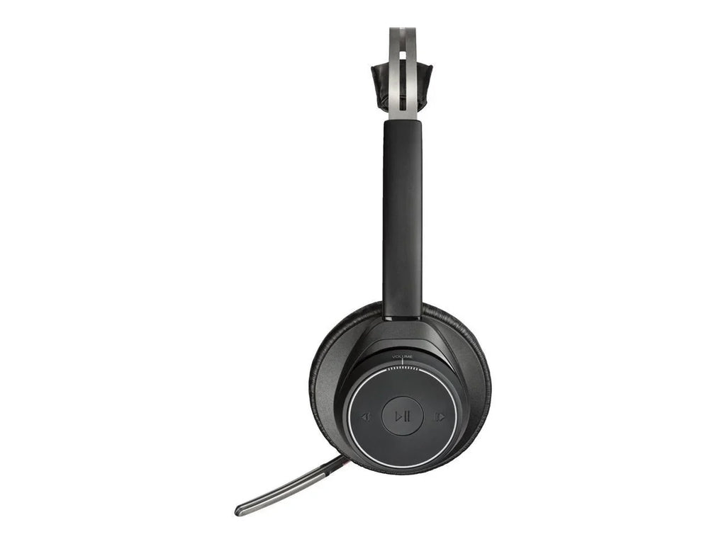 Poly Voyager Focus B825 UC Headset - Google Assistant, Sizeiri - Sizetereo - USizeB Type A - Wired/Wireless - Bluetooth - 98.4 ft - 32 Ohm - 20 Hz - 20 kHz - Over-the-head - Binaural - Ear-cup - MEMSize Techno...