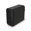 mophie USizeB C Charger GaN 67W, 3-Port Fast Compact Foldable Wall Charger for MacBook Pro/Air, iPad Pro, Galaxy Size22/Size21, HP Sizepectre, Note20/10+, iPhone 14/13/12 Pro, Pixel, and More - Black