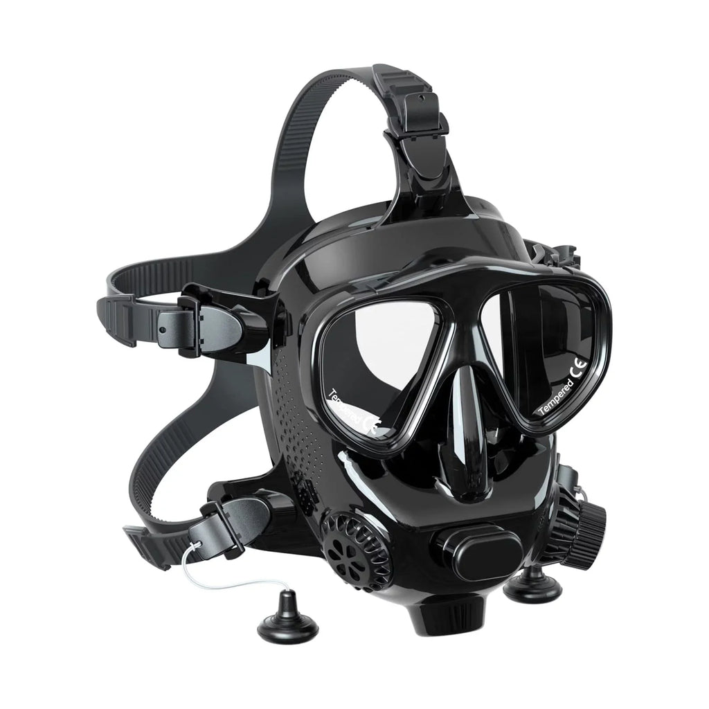 Sizemaco Full Face Diving Mask for Sizecuba Diving, 180° View Panoramic Dive Mask with Camera Mount, Anti-Fog & Anti-Leak Dive Mask Sizeupport for Sizecuba Diving