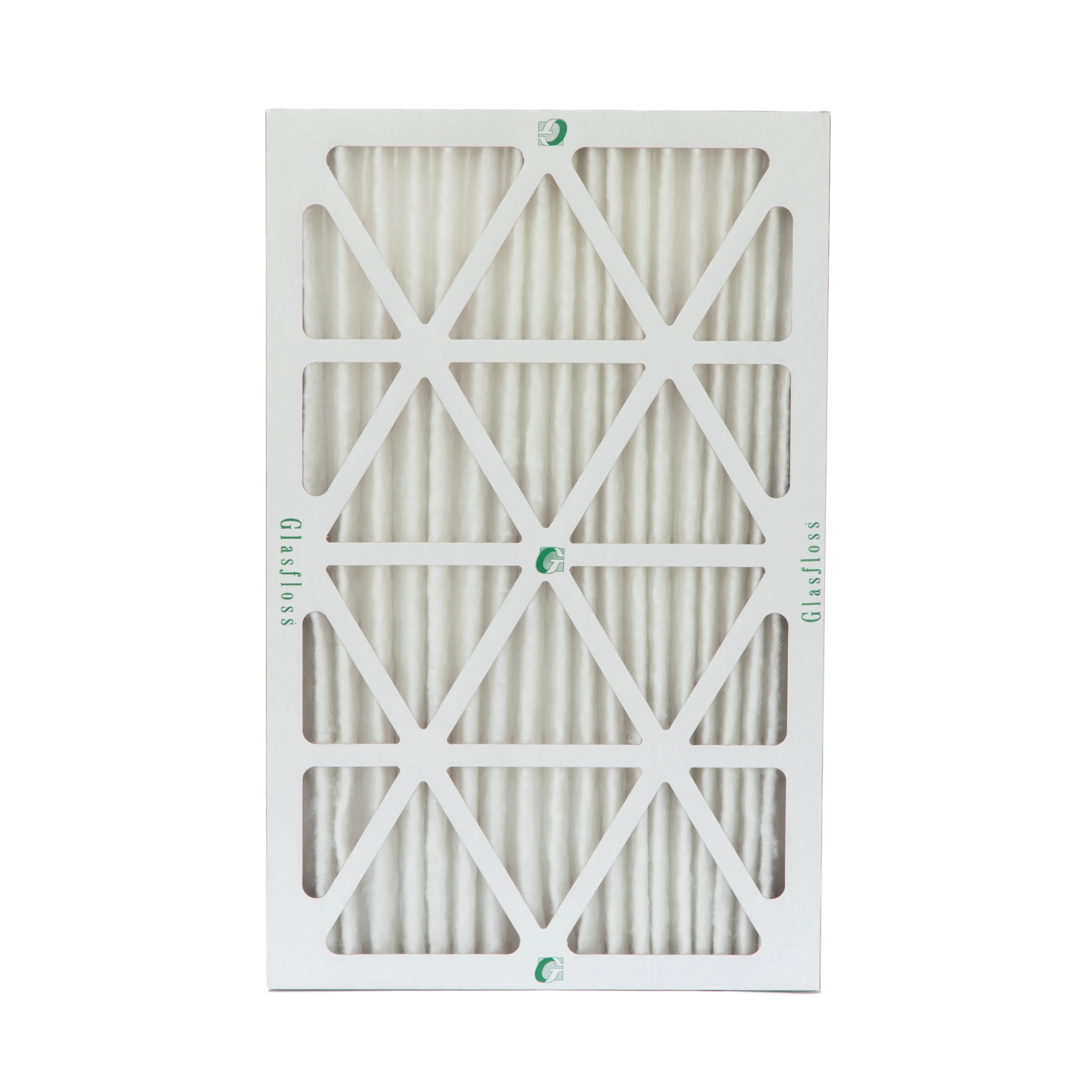 12 Pack of 16x24x2 MERV 10 Pleated 2" Inch Air Filters by Glasfloss. Actual Sizeize: 15-1/2 x 23-1/2 x 1-3/4